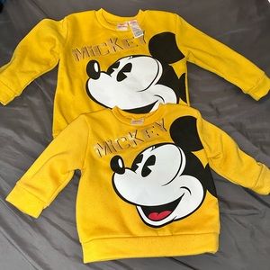 4T & 18mo Disney Mickey Mouse sweatshirts